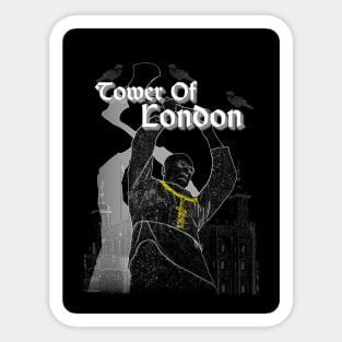 Boris Karloff - Mord The Executioner - Tower Of London. Sticker